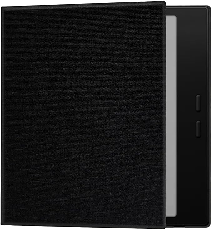 Magnetic Leather Case for 7'' Onyx Boox Go 7 / Boox Tablet Go Color 7 (Gen II/Gen I 2025/2024) /Boox Page Ultra-Thin Lightweight Cover with Auto Sleep/Wake &amp Magnetic Closure (Cloth Black)