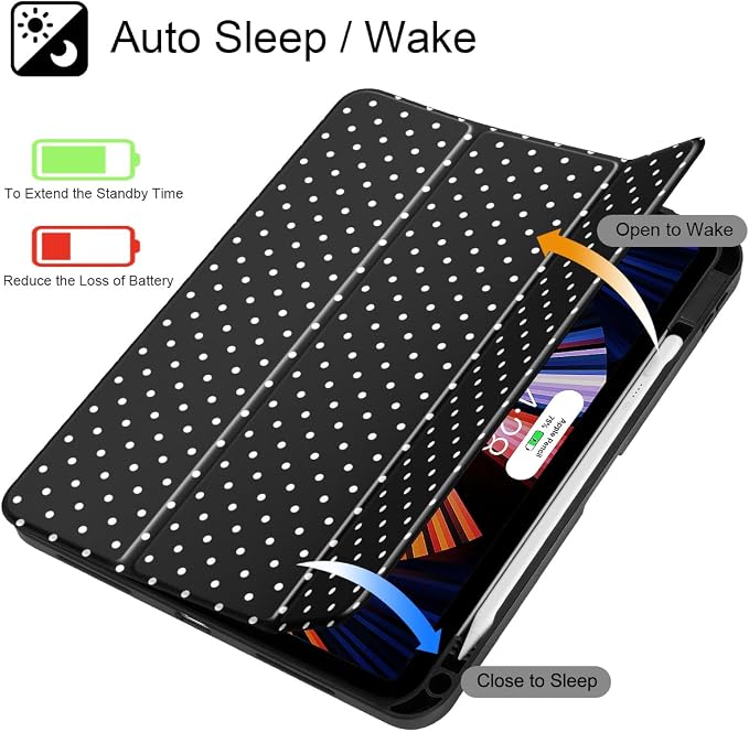 Black Pnk polka dots