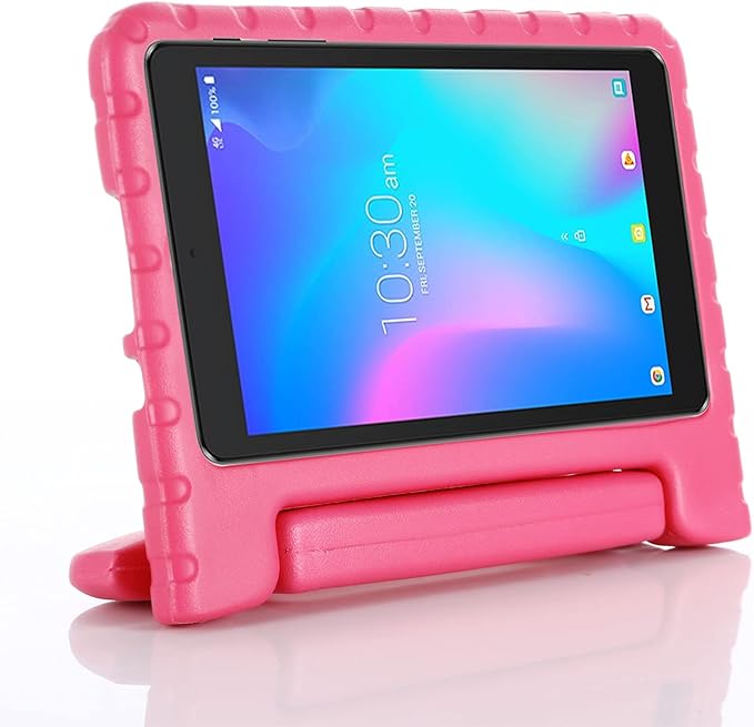 Kids Case for Alcatel Joy Tab 8 9029W &amp Alcatel 3T 8 9027W &amp Alcatel A30 8 9024W Handle Stand Lightweight EVA Foam Bumper Protective Rugged Drop Protection Child Proof Cover