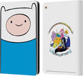 Head Case Designs Officially Licensed Adventure Time Finn The Human Graphics Leather Wallet Case Compatible with Apple iPad Air 2 (2014)