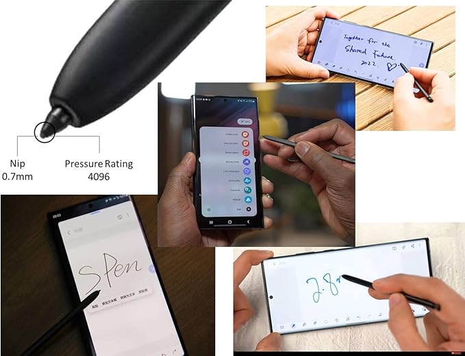 S23 Ultra Stylus Pen (WithBluetooth) Replacement for Samsung Galaxy S23 Ultra 5G All Versions Touch Pen +Tips/Nibs. (Lavender)