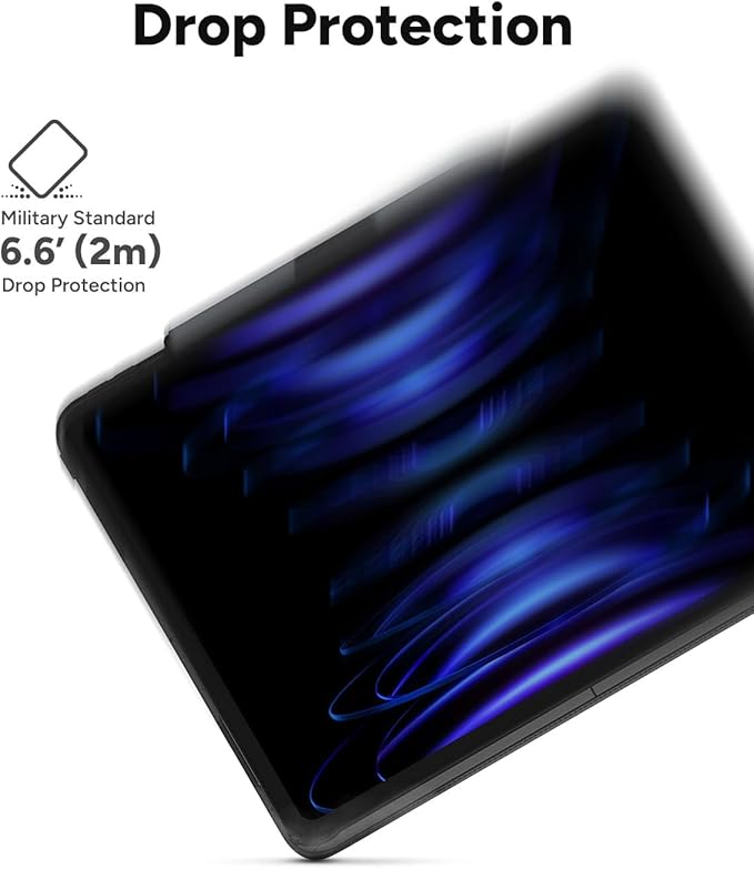 ZAGG Pro Keys 2 iPad Pro 11 (M5)/ (M4) Keyboard Case - Wireless Keyboard &amp Detachable Folio Case Laptop-Style Keys Multi-Pairing Bluetooth 6.6 ft Drop Protection NOT Compatible w iPad Pro Gen