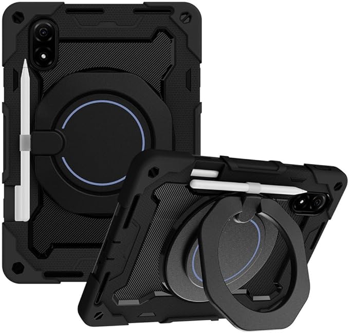 Compatible with Honor Pad X9 Tablet Case 11.5 3in1 Armor Heavy Shockproof Protective Rotundity Bracket with Shoulder Strap[Without Screen Protector&ampPen] - F