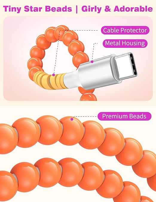Orange Beaded