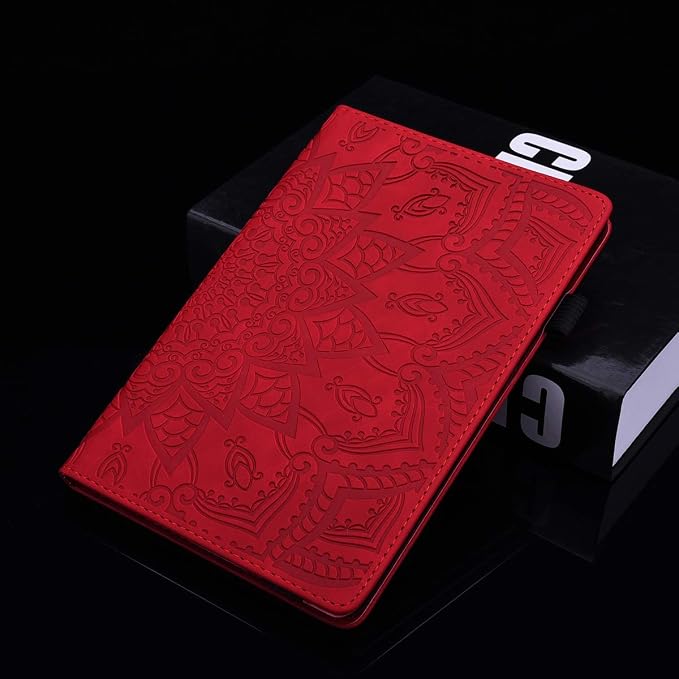 03# Red Paisley Flower