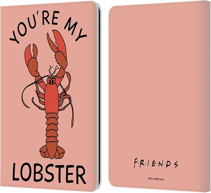 Head Case Designs Officially Licensed Friends TV Show Lobster Iconic Leather Wallet Case Compatible with Kindle Paperwhite 1/2 / 3