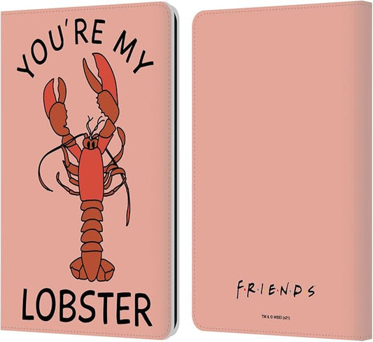 Head Case Designs Officially Licensed Friends TV Show Lobster Iconic Leather Wallet Case Compatible with Kindle Paperwhite 1/2 / 3
