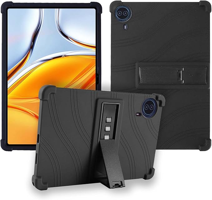 Case for Callsky-Tab Ctab 14 Tablet 14 inchSoft Silicone Protector CoverKids FriendlyAdjustable Stand Tablet Cover4 Corners Thicken ShockproofBlack