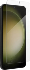 ZAGG InvisibleShield Fusion Samsung Galaxy S23+ Screen Protector - Made with Hybrid Polymer Smooth Finish &amp HD Clarity Compatible with Biometric Fingerprint Scanner Easy to Install