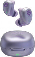 Raycon Fitness Bluetooth Wireless Earbuds + Microphone with Active Noise Canceling Sweat &amp Water-Resistant Earphones Running Headphones Ear Buds Wireless Bluetooth 56 Hours Playtime (Purple)