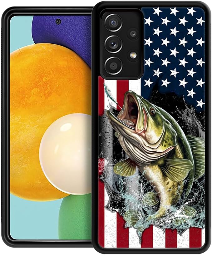 Vital bass fish American flag