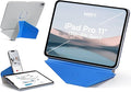 MOFT Dynamic Folio Tablet Stand for Desk Compatible with iPad Pro 11 (4th 2022 | 3rd 2021 | 2nd 2020) Slim Magnetic Tablet Holder Case with 20+ Viewing Angles Cement x Sapphire