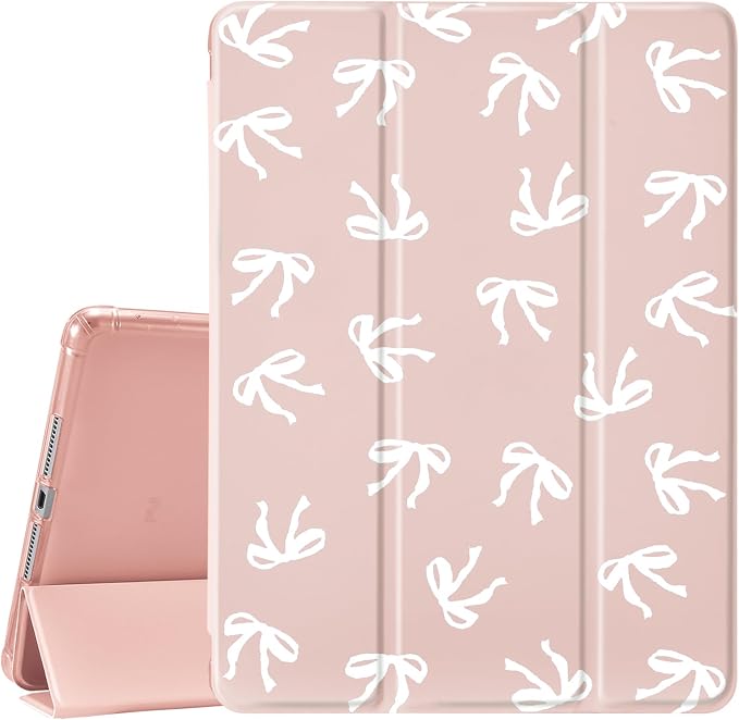 Pink White Bow 03