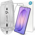 2 PACK AR Screen Protector Compatible with Samsung Galaxy S26 Ultra with Auto Dust Removal Installation Frame Anti-Reflective [Support Fingerprint Unlock] 9H Tempered Glass Scratch Resistance Finge