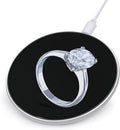 Diamond Ring Fast Portable Charger 10W Funny Graphic Phone Charging Pad with USB Cable