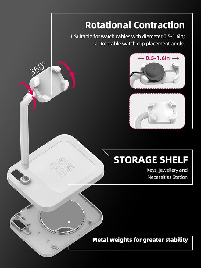 White Universal Watch Bracket