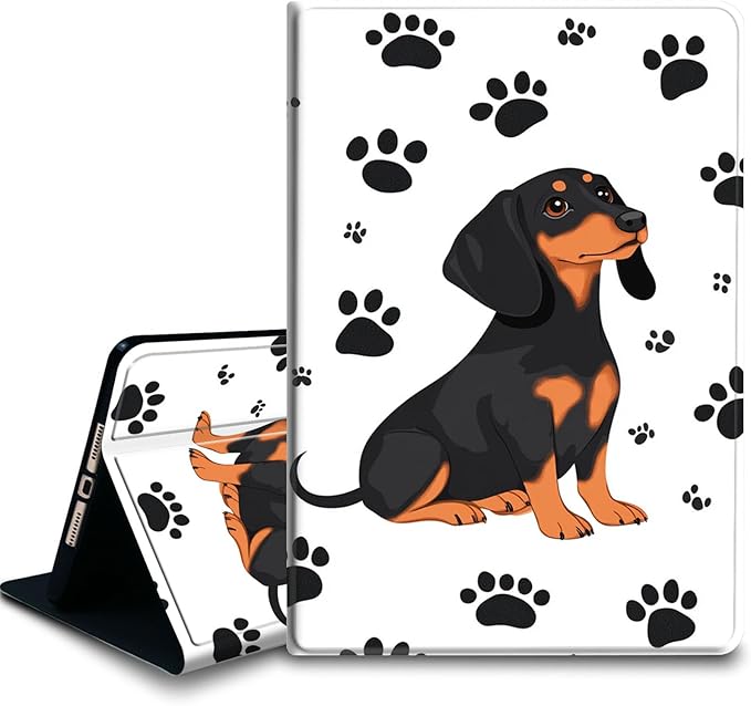 Bxgolkgd Tablet Case for 6.8 Kindle Paperwhite (11th Generation-2021) &amp Kindle Paperwhite Signature EditionAuto Wake/Sleep FunctionCute Dachshund