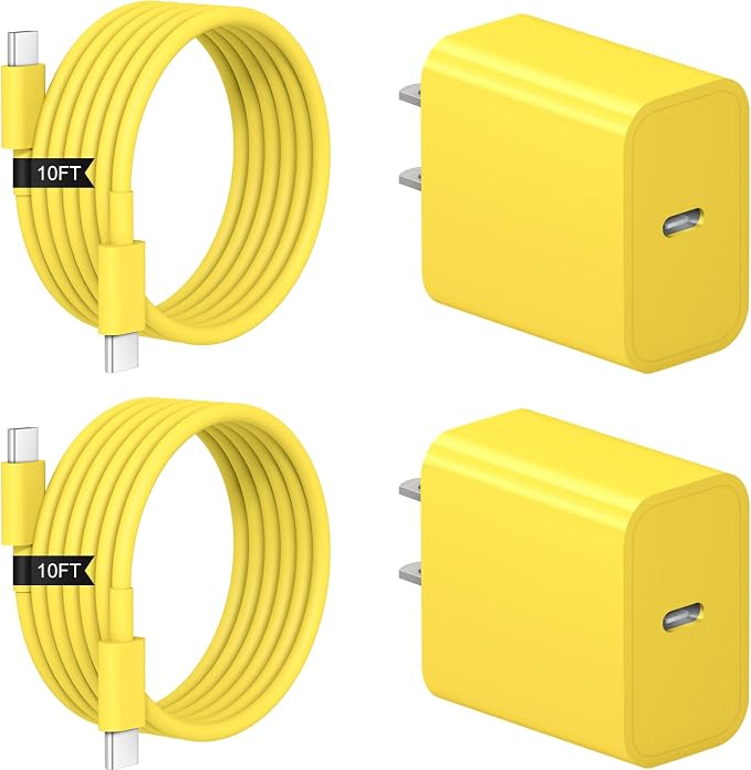 2+2 Pack 10FT-Yellow