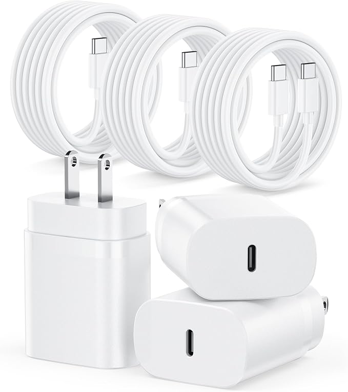 3Pack-25W 6FT C-C White