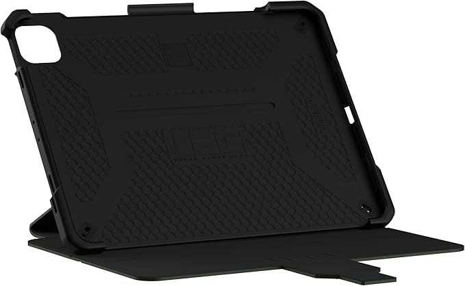 URBAN ARMOR GEAR UAG Designed for iPad Air 10.9 inch Case iPad 5th Generation 2022 Case Green Olive Rugged Smooth Exterior Multi-Angle Viewing Folio w/Pencil Holder Metropolis SE Protective Cover