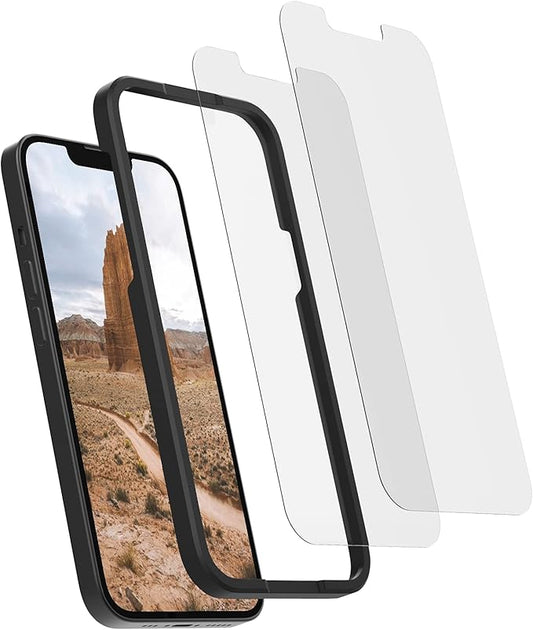 Rokform - iPhone 13 Pro Max Screen Protector Active Touch Shatter Proof High Definition Case Friendly Tempered Glass iPhone Screen Protector 2 Pack (Clear)