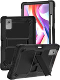 for Lenovo Idea Tab Plus case 12.1 Inch Tablet Shockproof Lightweight Silicone Protective Cover with Stand Child-Friendly Protection Black