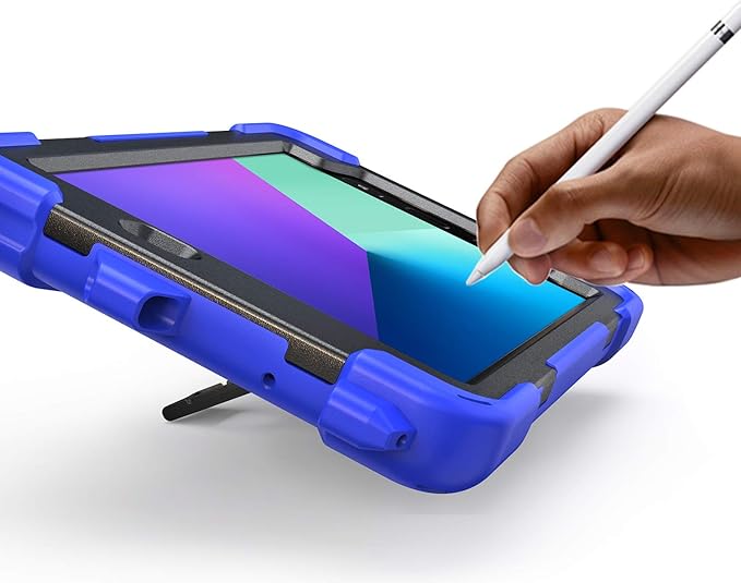 Case for Samsung Galaxy Tab Active 2 8.0 T390 T395 T397 Military Grade [15 ft Drop Tested] Full-Body Shockproof Protective Cover with 360° Rotation Stand Hand Strap &amp Pencil Holder