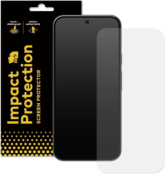 RhinoShield Screen Protector Compatible with [Pixel 9 Pro XL] | Impact Protection - High Strength Shock Damping/Dispersion Technology - Transparent and Fingerprint &amp Scratch Resistant