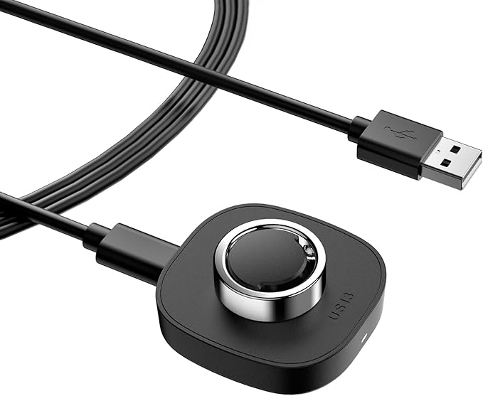 Compatible with Ou-ra Ring Gen3 Charger - Portable Charging Dock with USB-C Cable for Smart Ring Size 13
