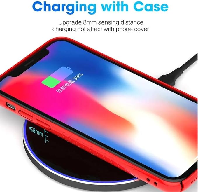 30W Fast Wireless Charger/Charging Pad Compatible with iPhone 14/14 Plus/14 Pro/14 Pro Max/13/13 Mini/SE 2022/12/11/X/8 Samsung Galaxy S23/S23 Ultra/S22/S22+/S21/S20/S10 (White)