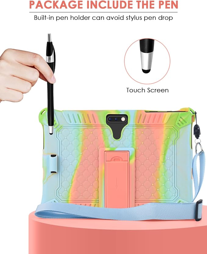 Orange Pink & Blue