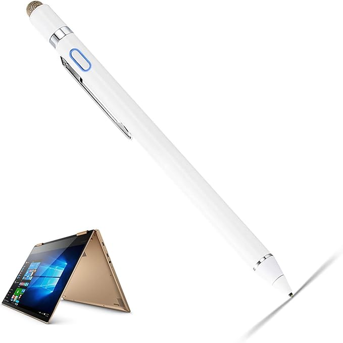 Stylus Pen for Lenovo Yoga Pencil EVACH Digital Pencil with 1.5mm Ultra Fine Tip Stylus for Lenovo Yoga White
