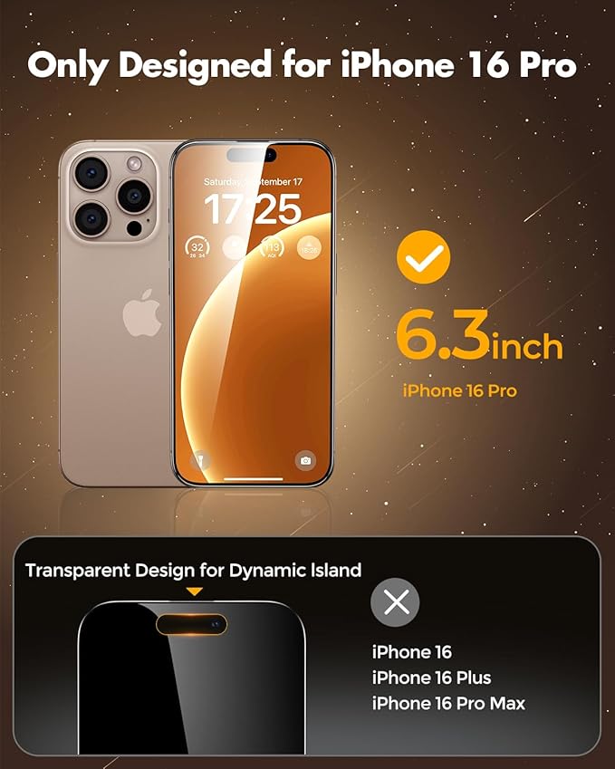 UNBREAKcable Privacy Screen Protector for iPhone 16 Pro Full Coverage Shatterproof Tempered Glass [True 28°Anti Spy] [9H Hardness] [Easy Installation Frame] 2-Pack Private Screen for iPhone 16 Pro