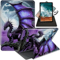 FUYOCWE for Fire HD 10 Tablet Case (13th Generation2023 Release 10.1) 360 Degree Rotating Swivel Stand Flip Smart Cover for Amazon Kindle Fire HD 10 13th Gen-Arcient Dragon