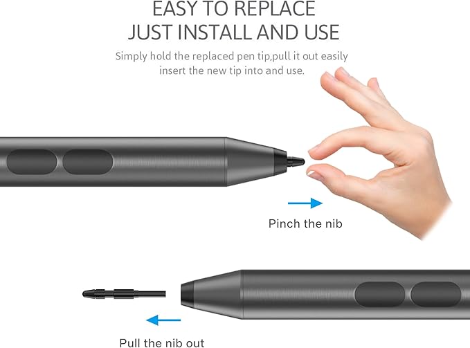 Stylus Pen for ASUS Touchscreen Devices Active Digital Pen with Ultra-Fine Tip 1024 Pressure Sensitivity Palm Rejection for Precision Drawing and Writing