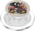 Dragon Librarian Bookish Book Reading PopSockets PopGrip for MagSafe