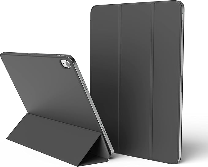elago Case for iPad Air 11(M4 M3 M2) 5th 4th / Pro 11(1st) - iPad Case with Magnetic Attachment to Metal Compatible with Apple Pencil and elago’s Pencil case (Dark Grey)
