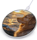 Retriever Labrador Dog Sunset Wireless Charger Anti-Slip Wireless Charging Pad Slim Charger Mat for Men Women