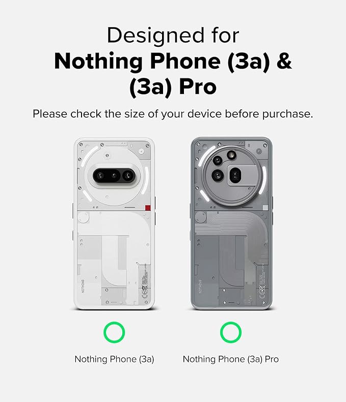 Ringke Easy Slide [Super Easy to Install] Compatible with Nothing Phone 3a / 3a Pro Screen Protector Case Friendly 9H Hardness Tempered Glass with Simple installation Tool - 2 Pack