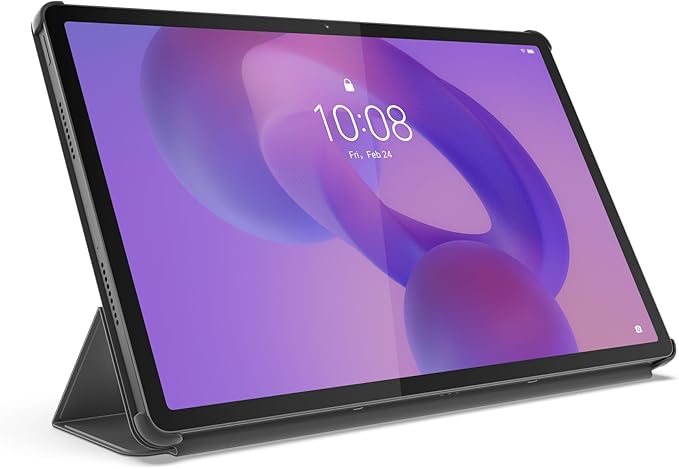 Lenovo Folio Case for Idea Tab Pro Protective Tablet Cover with Built in Pen Holder Sleep/Wake Function &amp Convertible Stand PU Leather Case Luna Grey