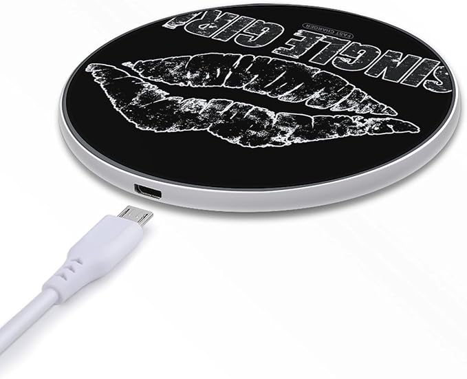Single Girls Phone Charger Magnetic Charging Pad Anti-Slip with USB Cable