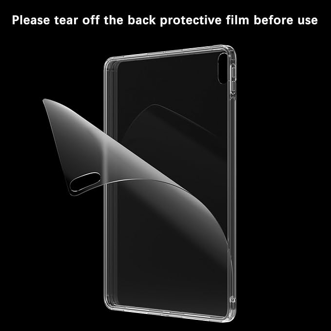 for 10.2 iPad 2019/2020/2021Cartoon Musical Capybara Crystal Clear CaseSlim Lightweight Anti-Scratch Soft TPU Bumper Hard Acrylic Back Cover for iPad 7th/8th/9th Gen for Women