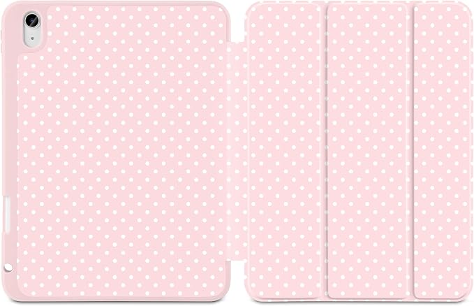 White Polka Dot & Pink