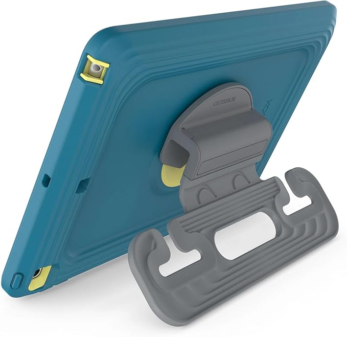 OtterBox Made for Kids Case for iPad 7th 8th &amp 9th Gen (10.2 Display - 2019 2020 &amp 2021 Version) with Kickstand &amp Car Headrest Mount Holder - Galaxy Runner