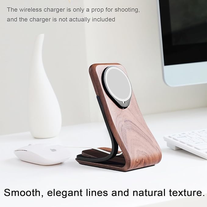 Magnetic Wireless Charger Stand for iPhone12131415Vertical &amp Landscape Stand Personalized Engraved GiftCharger Not Included