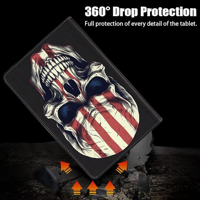 American Flag Skull