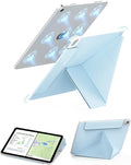 Feams Y Fold Folio for iPad Air 11-inch M4 2026/ M3 2025 / M2 2024 iPad Air 5th/4th Generation 2022/2020 10.9 Inch Y-Shaped Stand Magnetic Attachment Back Cover with Clasp &amp Auto Sleep Sky Blue