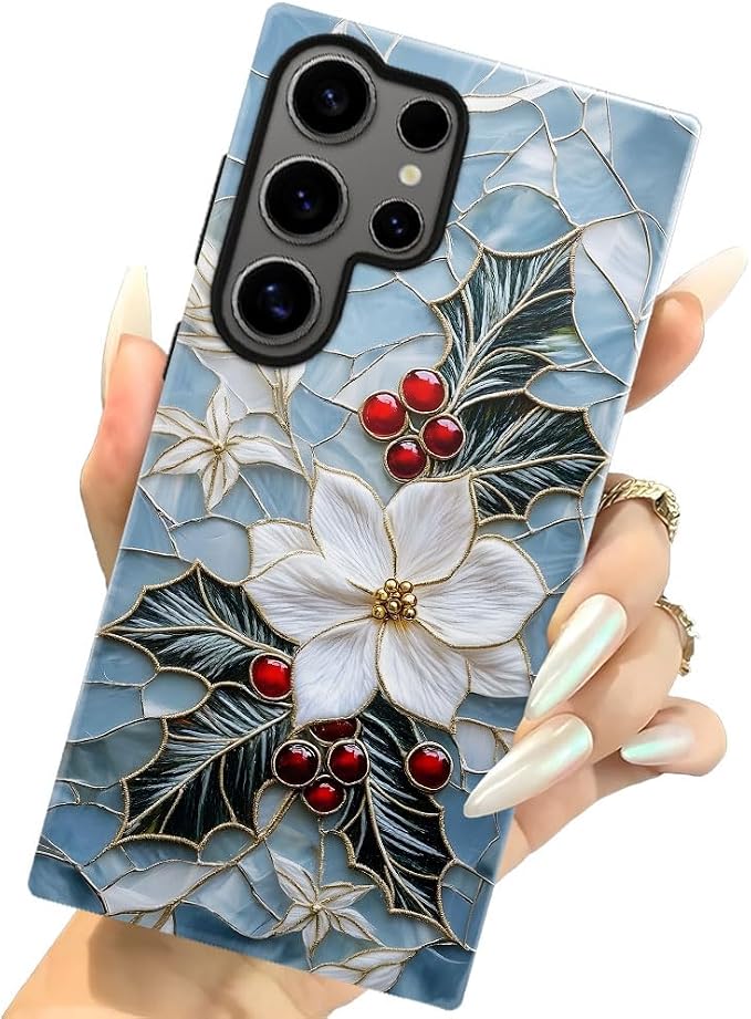 Christmas Holly Elegant Winter Floral