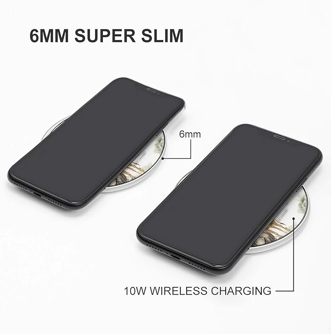 African Wild Animal Hunting Phone Charger Magnetic Charging Pad Anti-Slip with USB Cable