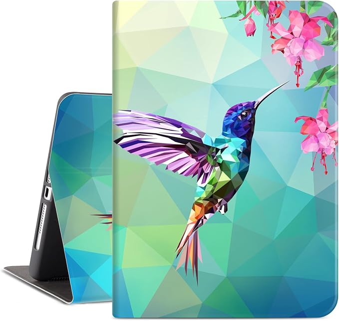 Geometric Flower HummingBird